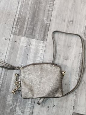 Metallic Silver Crossbody Bag - Women's Shoulder Purse